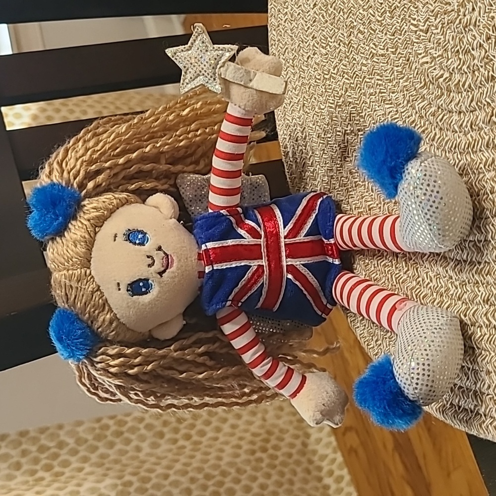 Keel Toys Glorious England UK Stuffed Fairy Doll